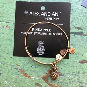 Gold Alex and Ani bracelet, barely used.